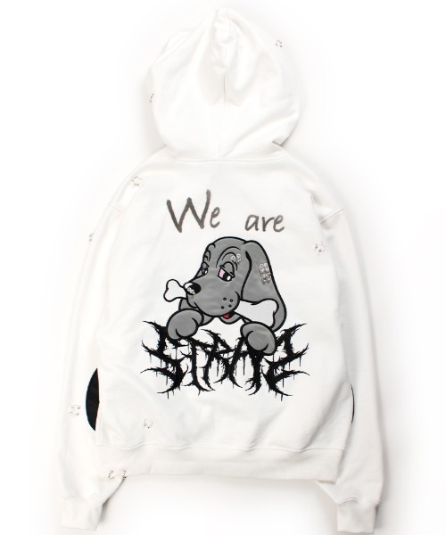 A'GEM/9 × .kom『GALFY/ガルフィー』バチバチピアスパーカー セレクト