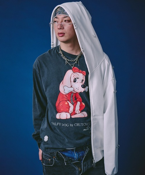 A'GEM/9 × .kom『GALFY/ガルフィー』バチバチピアスパーカー セレクト