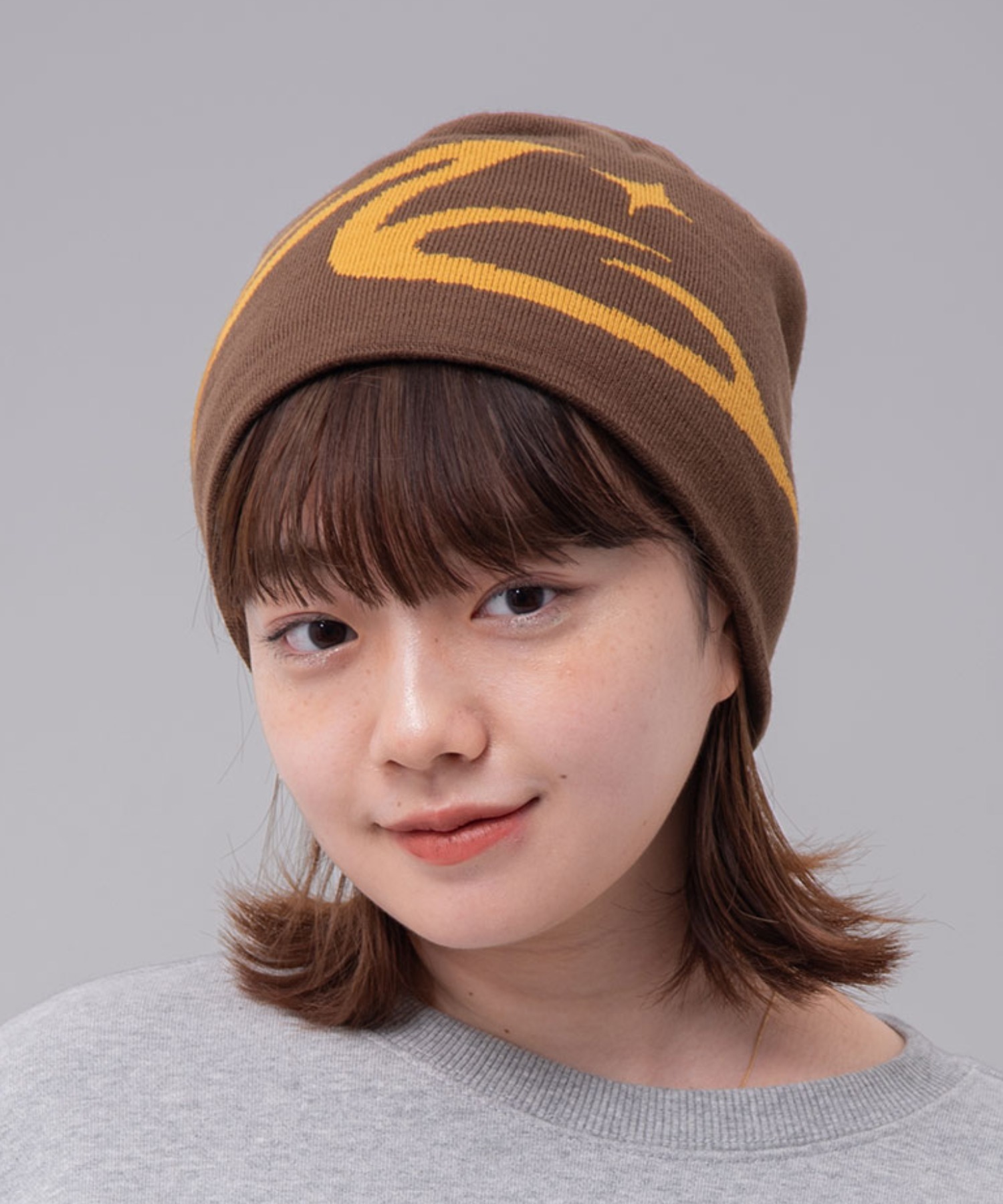 【mahagrid】24FW★ ASTRO LOGO BEANIE ASTRO LOGO BEANIE [BLACK] - MAHAGRID