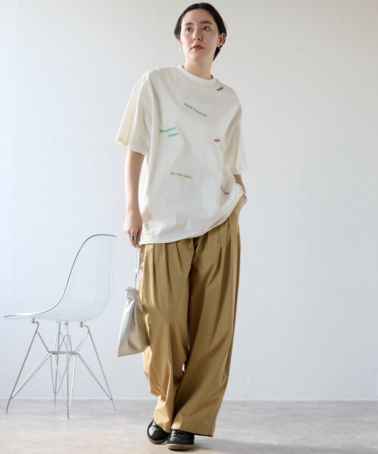 モデル身長:170cm　サイズ:FREE