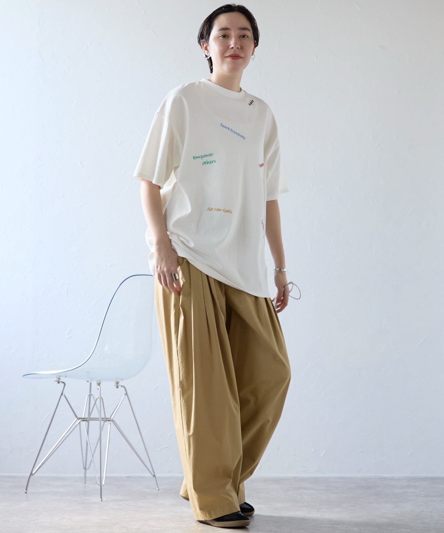 モデル身長:170cm　サイズ:FREE