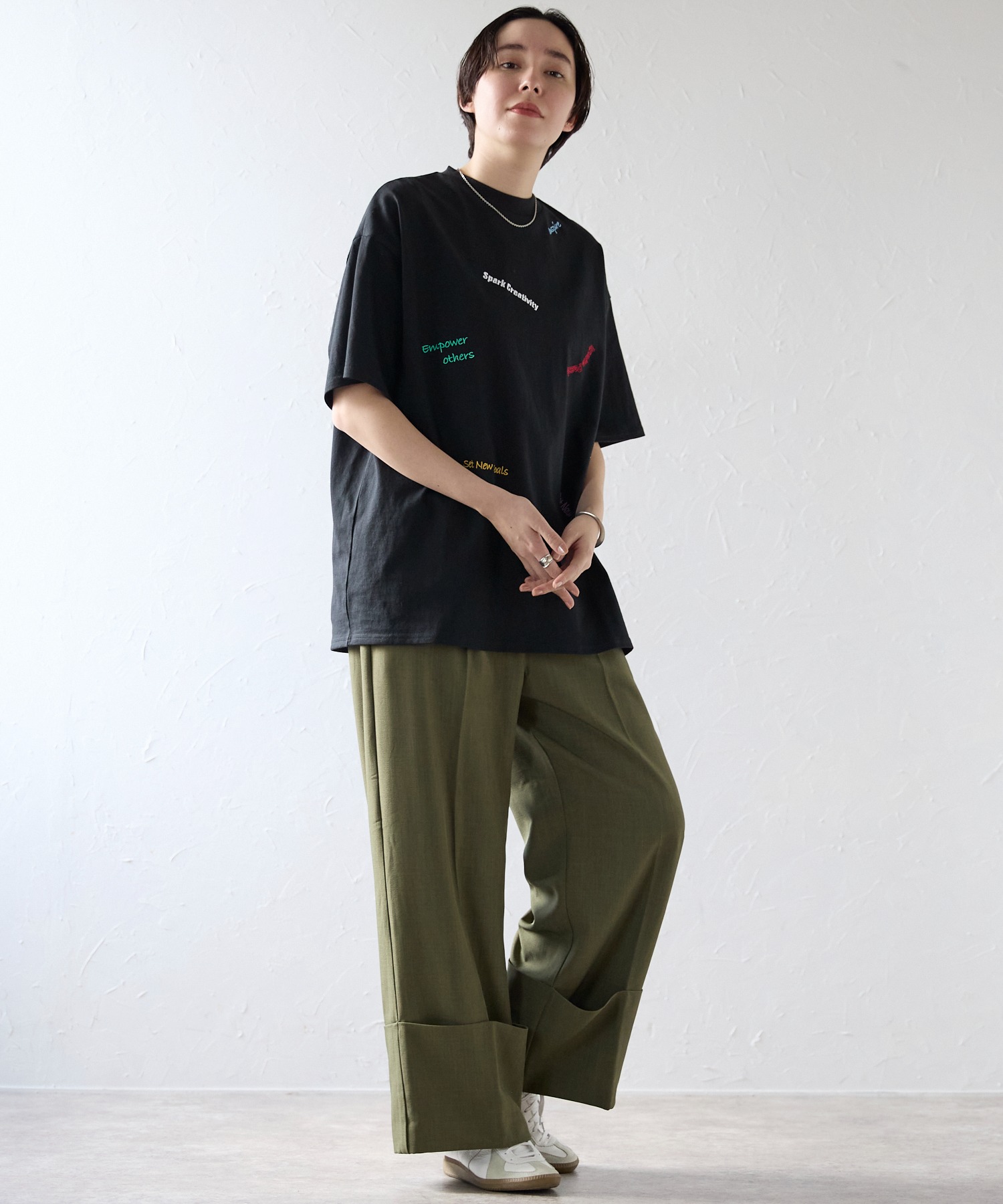 モデル身長:170cm　サイズ:FREE