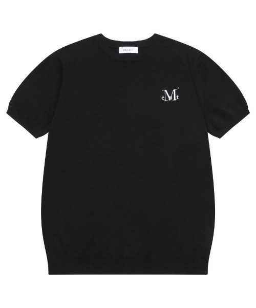 A'GEM/9 × .kom 『MUCENT/ムセント』 ELONA KNIT HALF TEE/ELONAニット