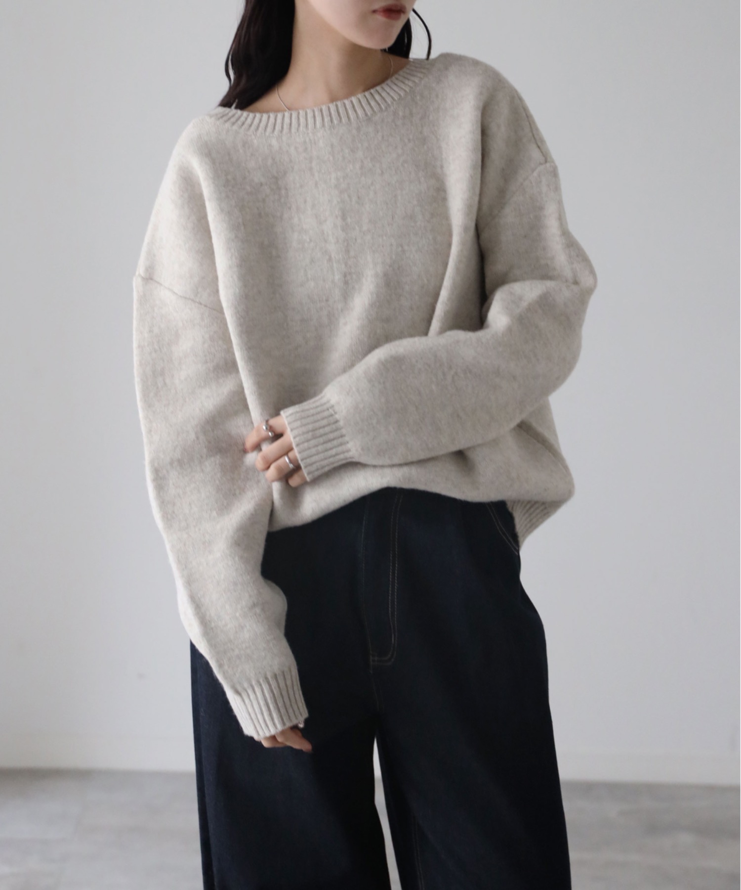 model：164cm. 着用サイズ：FREE