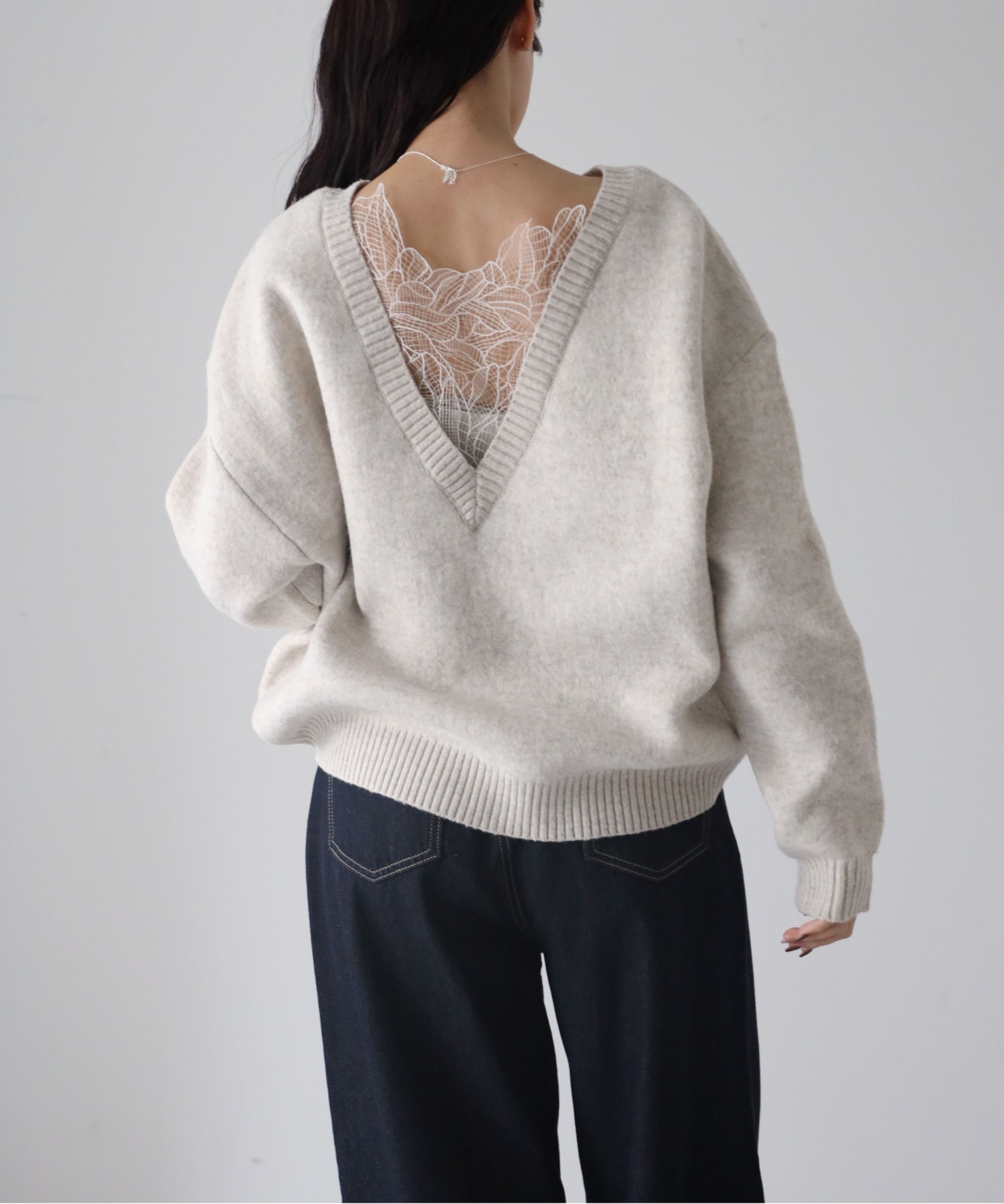 model：164cm. 着用サイズ：FREE
