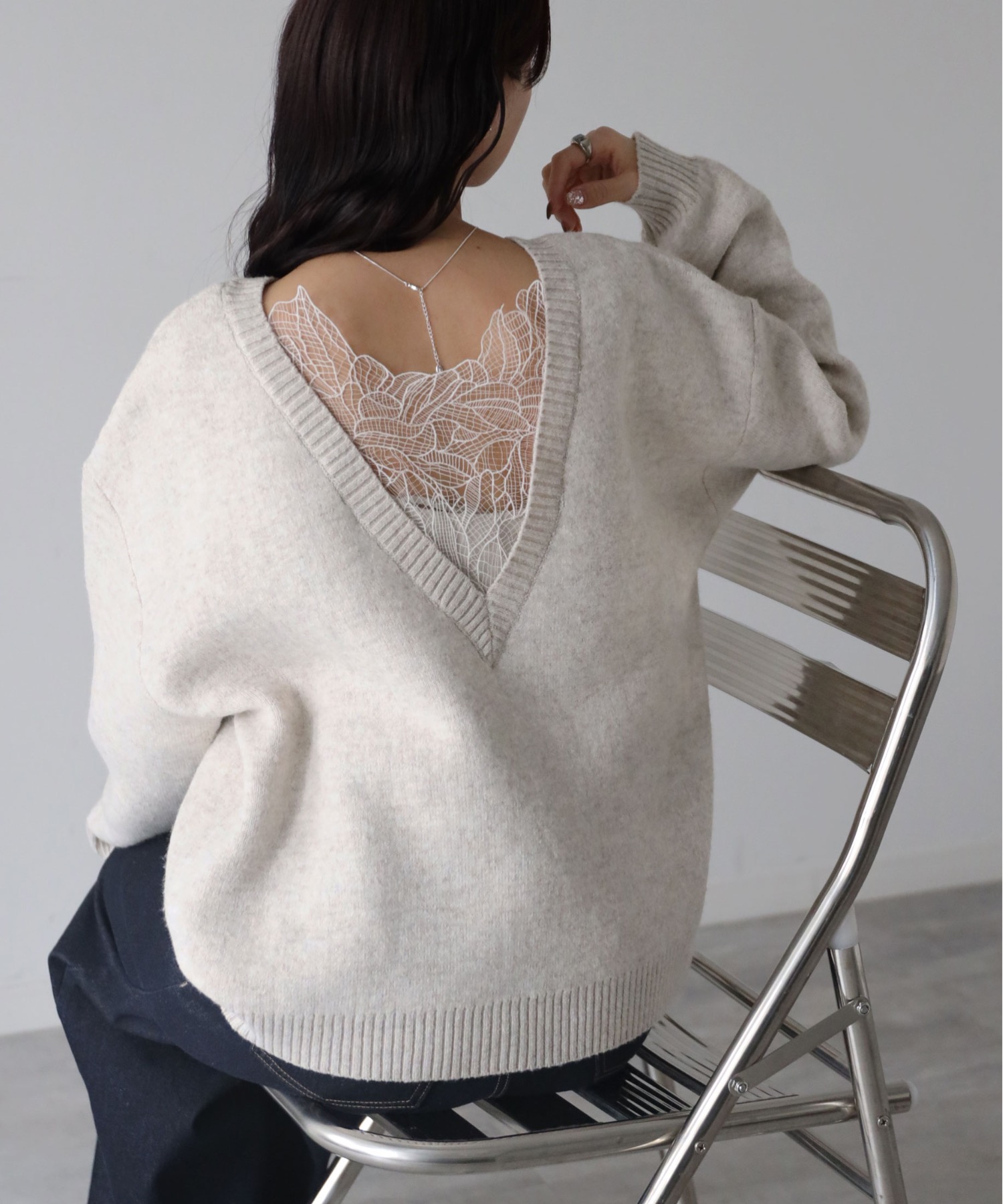 model：164cm. 着用サイズ：FREE