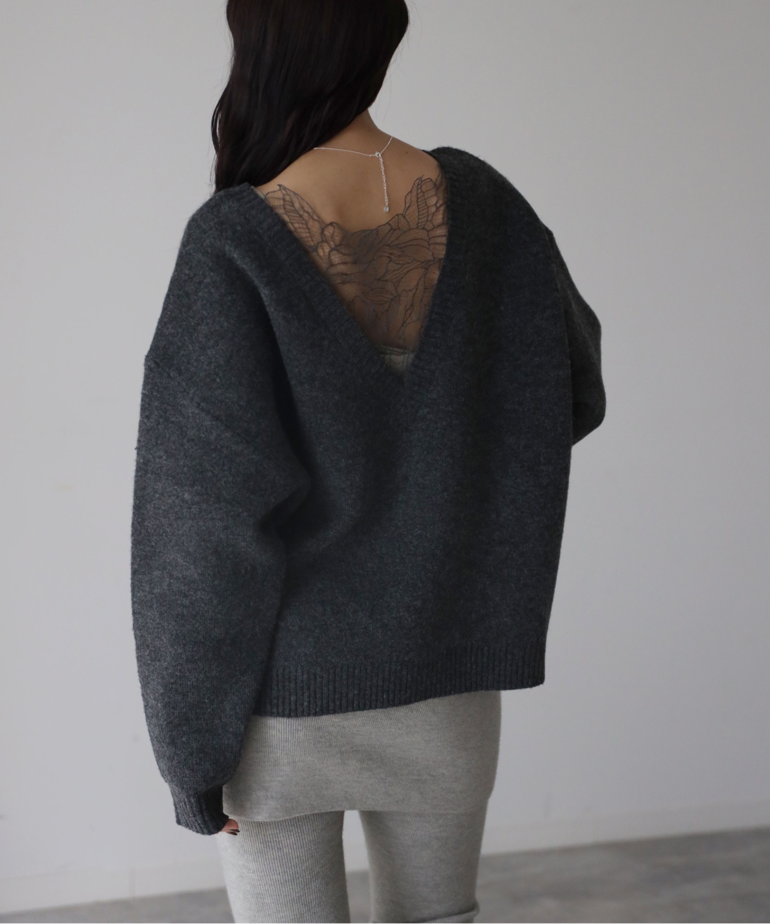 model：164cm. 着用サイズ：FREE