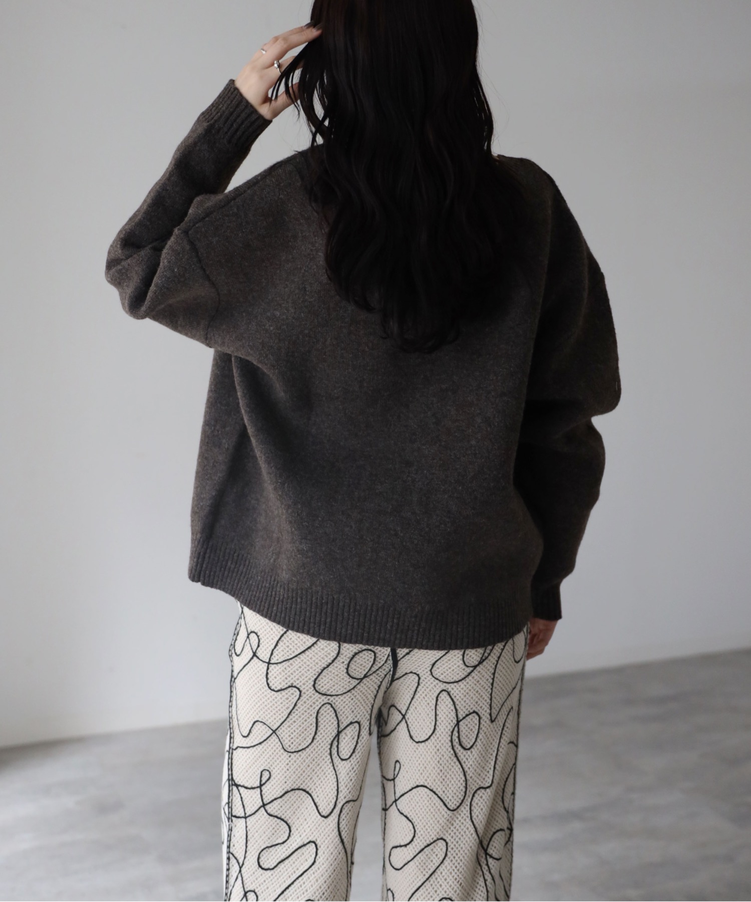 model：164cm. 着用サイズ：FREE