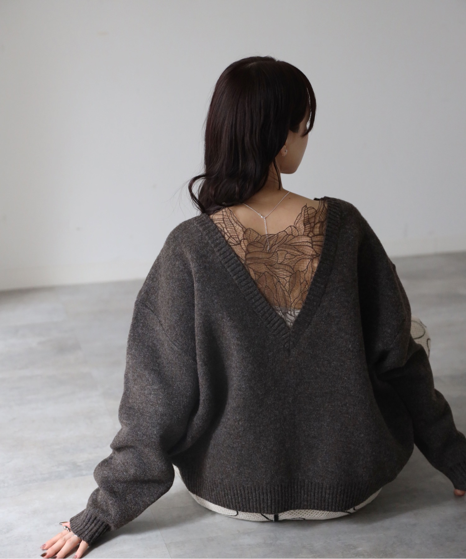model：164cm. 着用サイズ：FREE