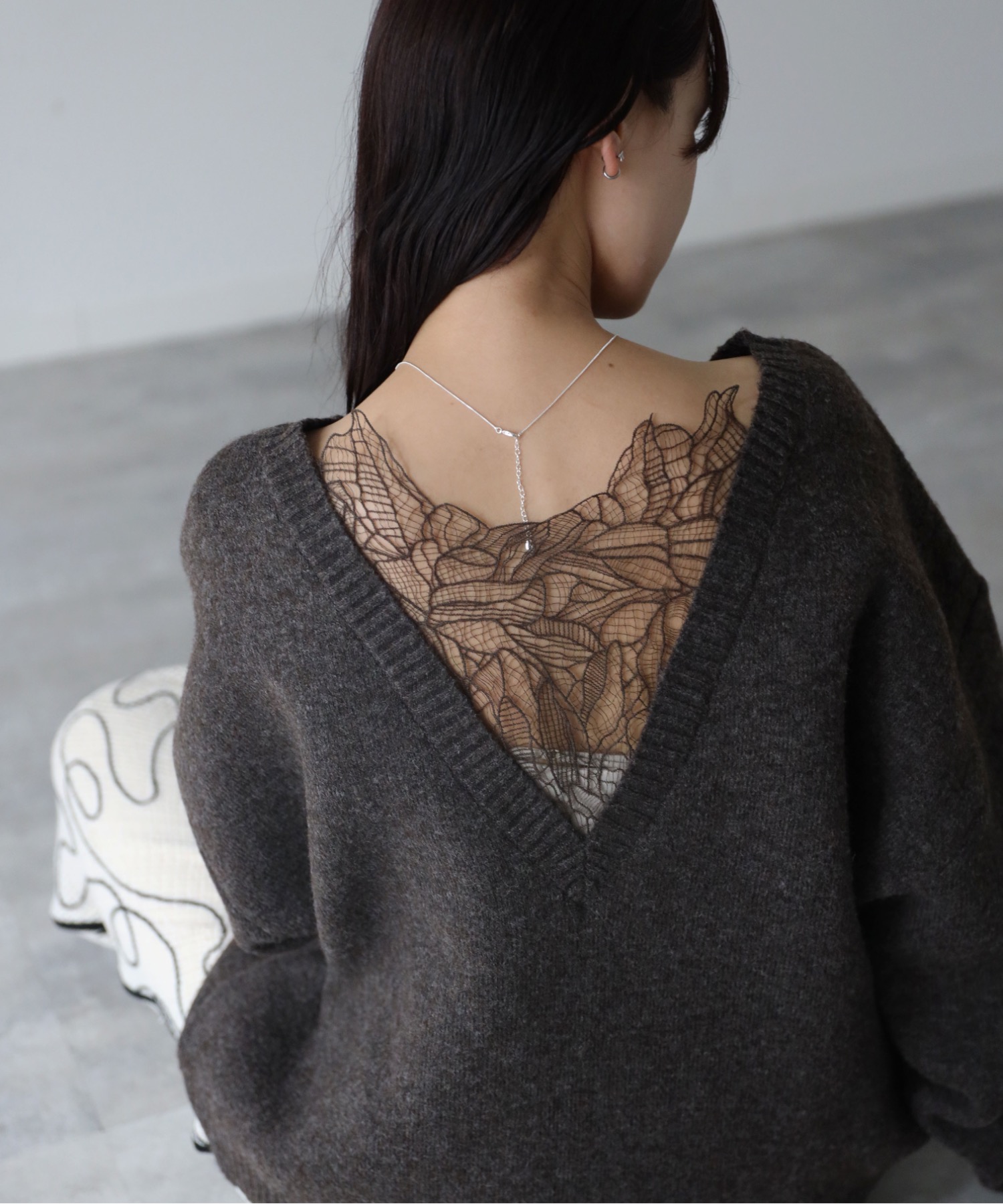 model：164cm. 着用サイズ：FREE