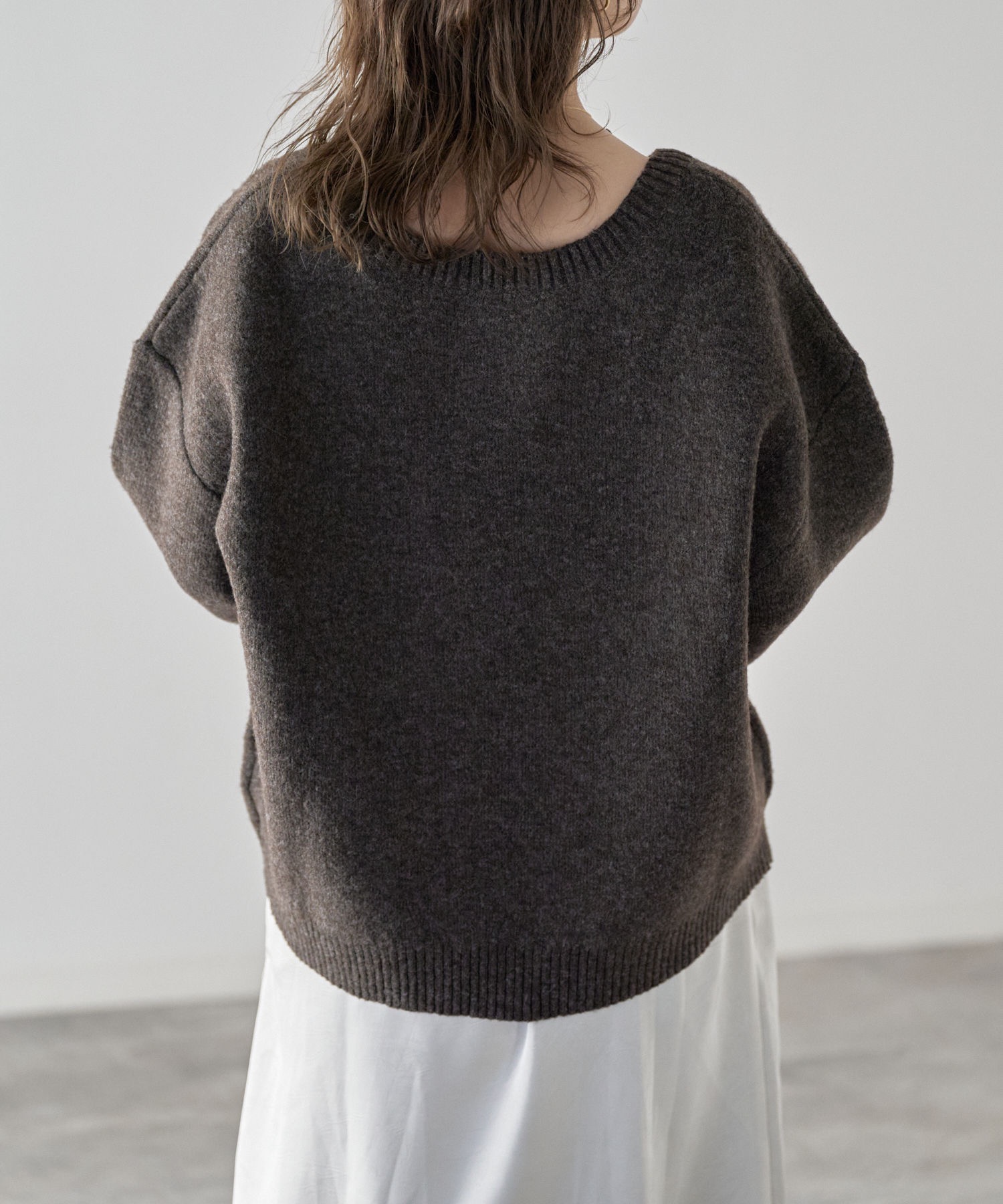 model：163cm. 着用サイズ：FREE