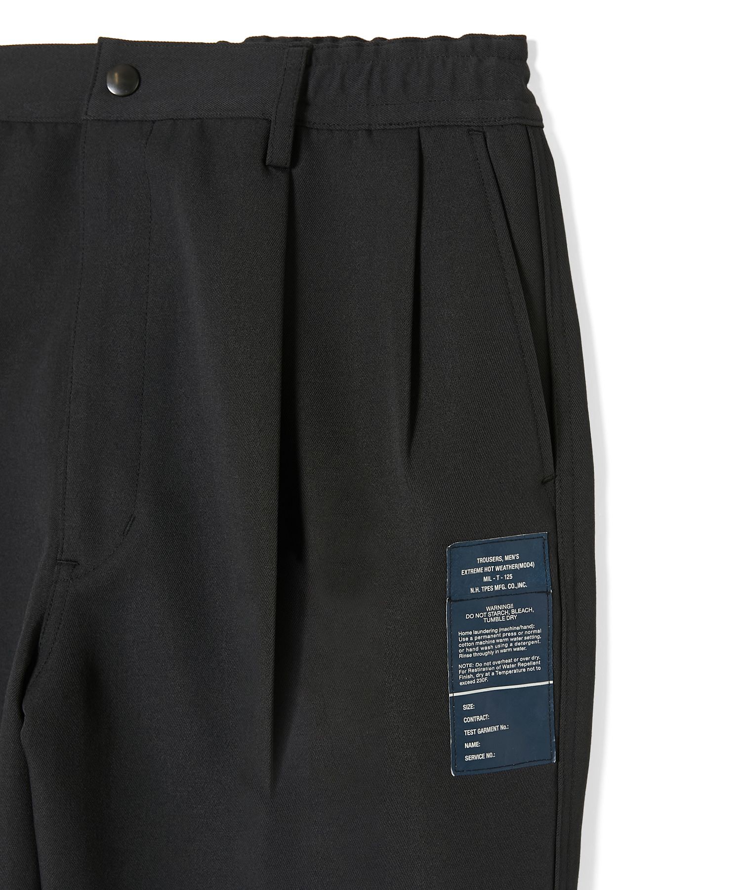 DOUBLE TUCK TROUSERS N.HOOLYWOOD TEST PRODUCT EXCHANGE SERVICE│N