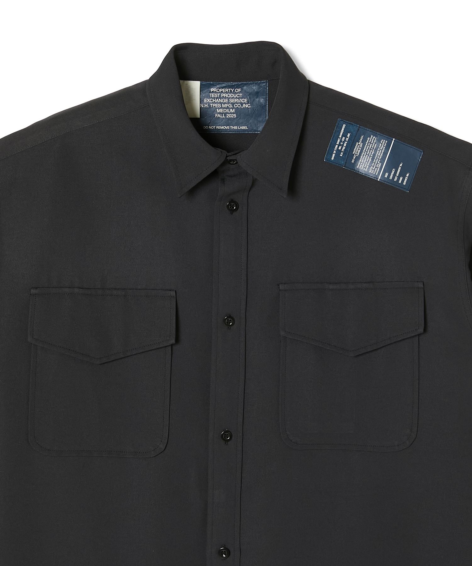 トップス n.hoolywood TPES CPO SHIRT 38 24AW n.hoolywood TPES CPO SHIRT 38 24AW N.HOOLYWOOD TPES 22SS ポリ