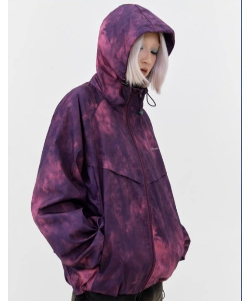 ショータイムコレクティブ アノラック XXL A'GEM/9 × .kom『MadeExtreme／メイドエクストリーム』ムラ染め