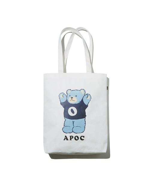 『A PIECE OF CAKE/ピースオブケイク』Signature Bear Canvas Bag/シグネチャーベアーキャンバスバッグ