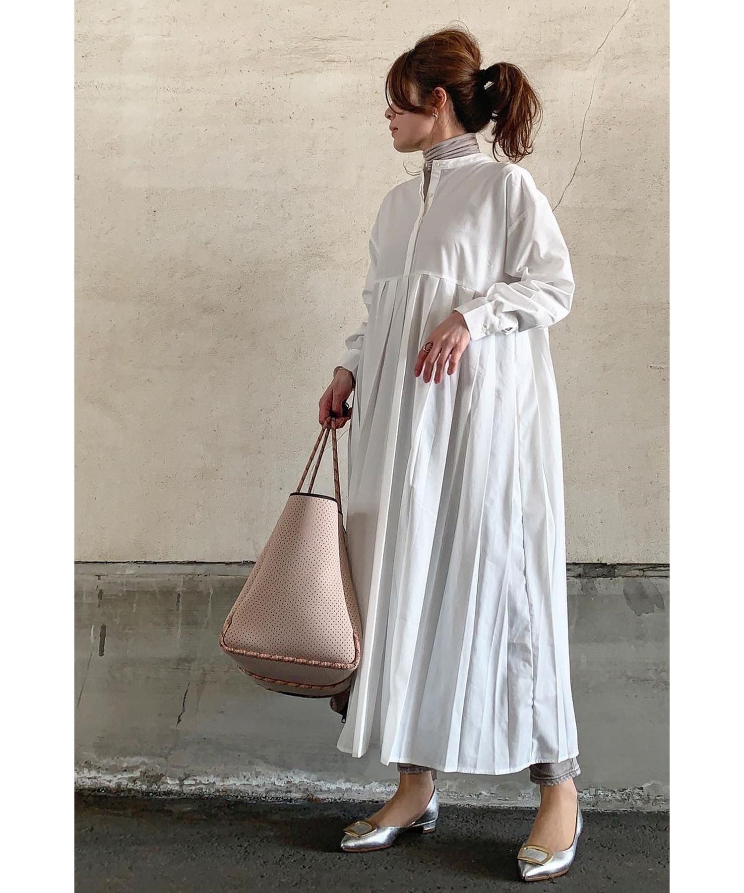 model：H158 着用サイズ：FREE