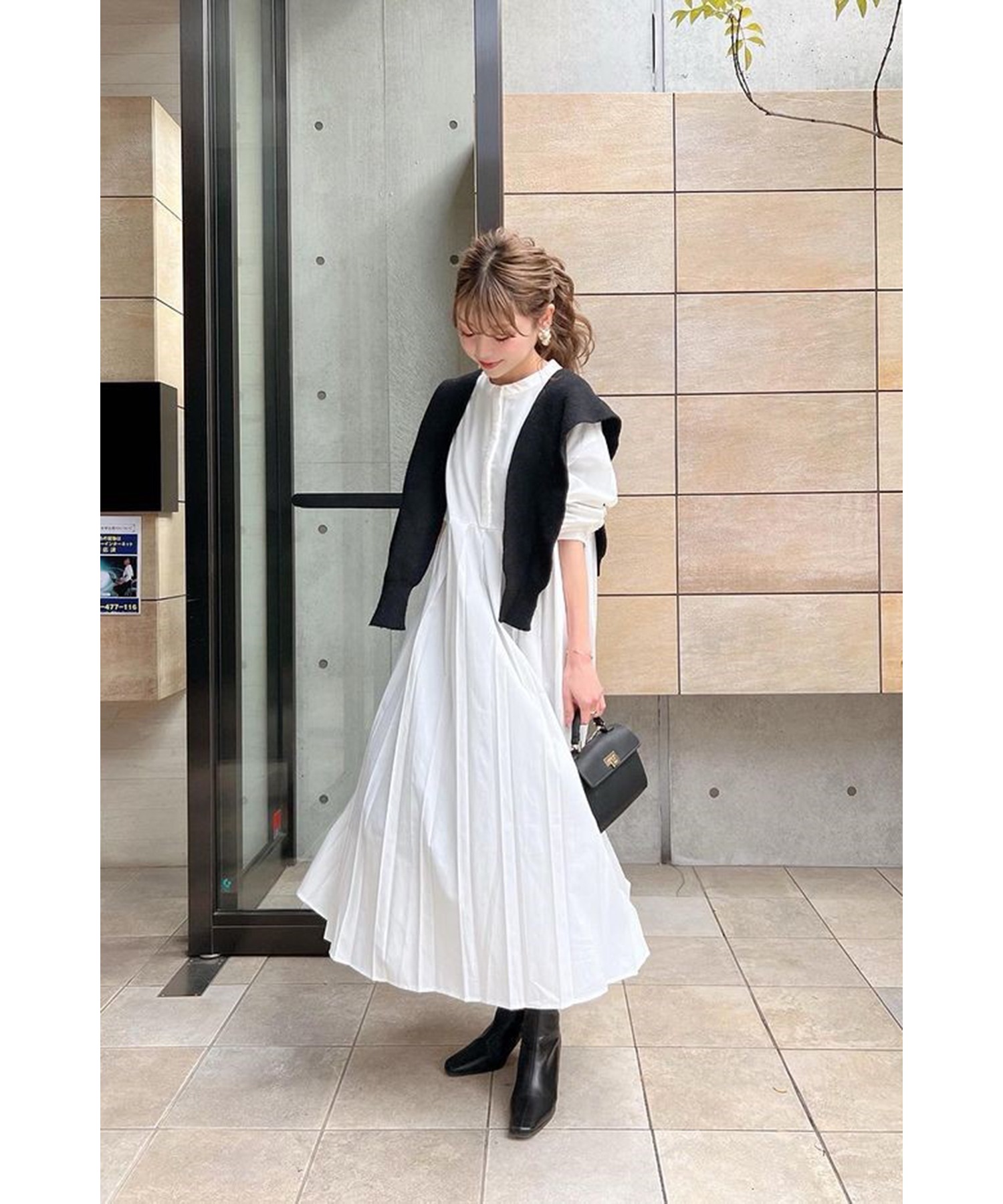 model：H162 着用サイズ：FREE