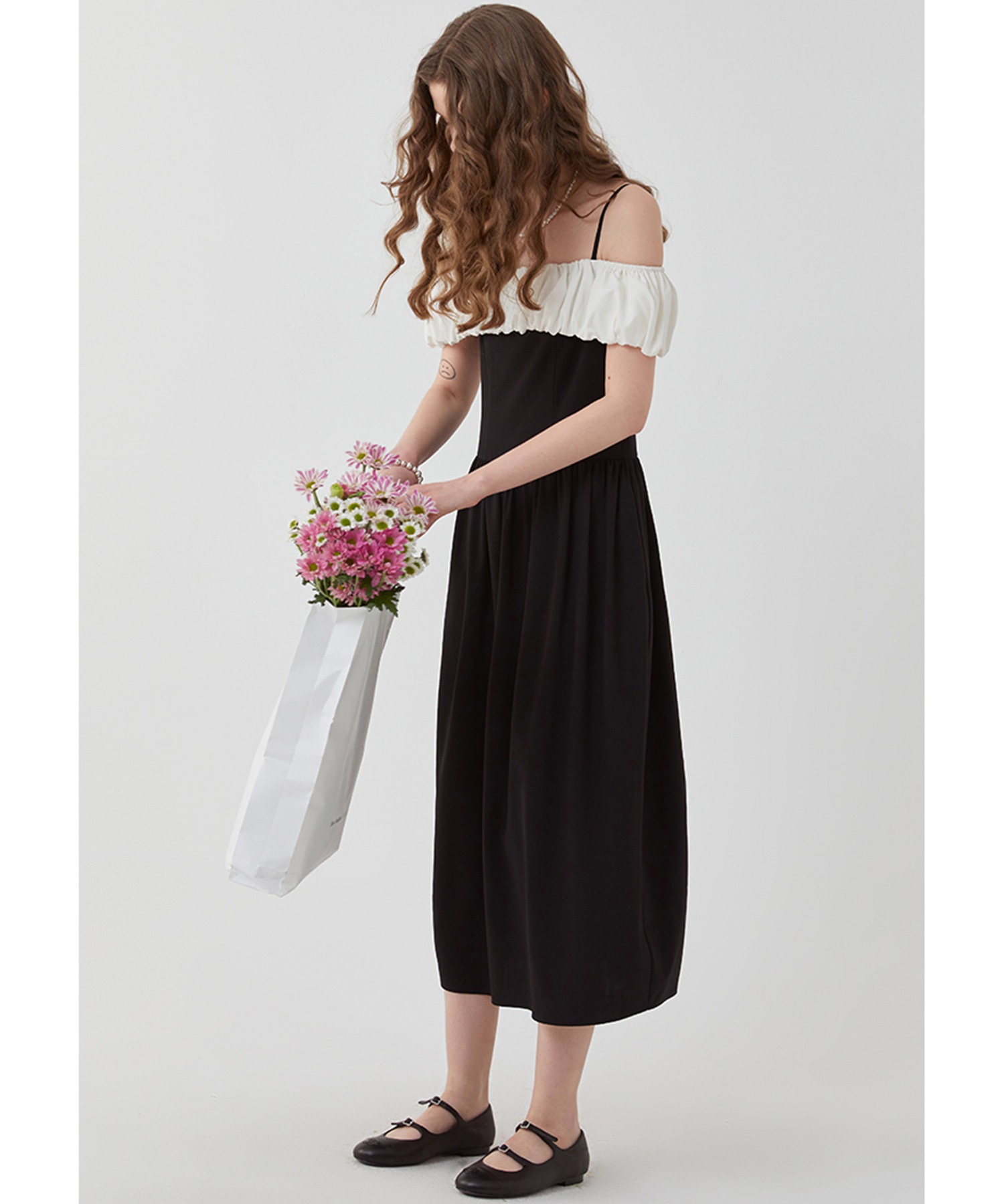 FANOSTUDIOS French Contrast Strap Dress | michaelfulcherstudios.com