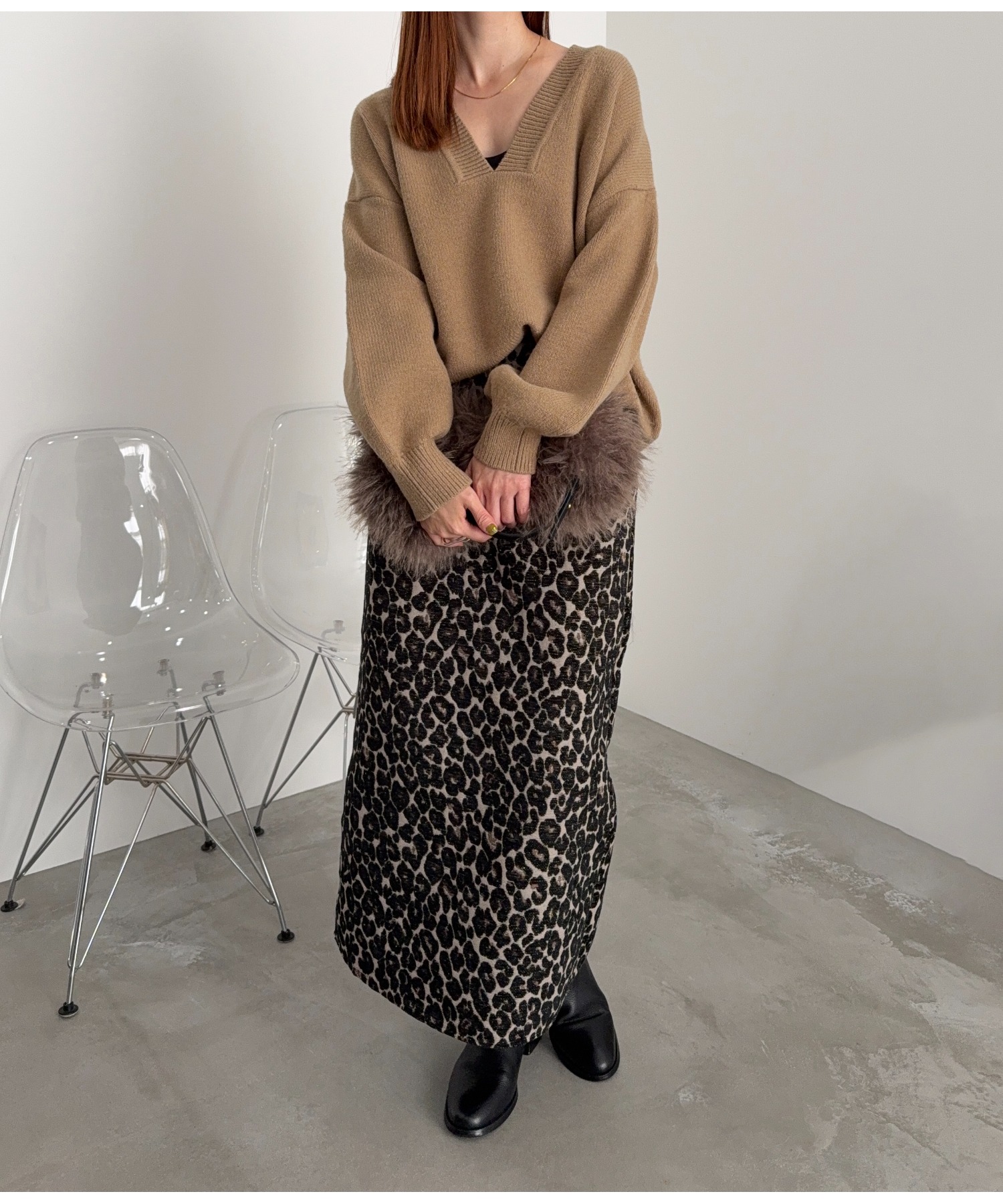 model：H166　着用サイズ：M