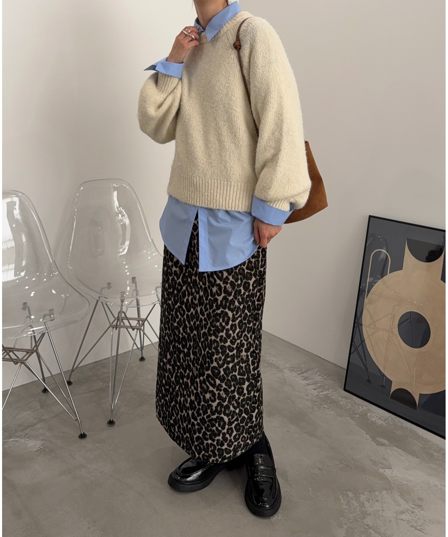 model：H166　着用サイズ：M
