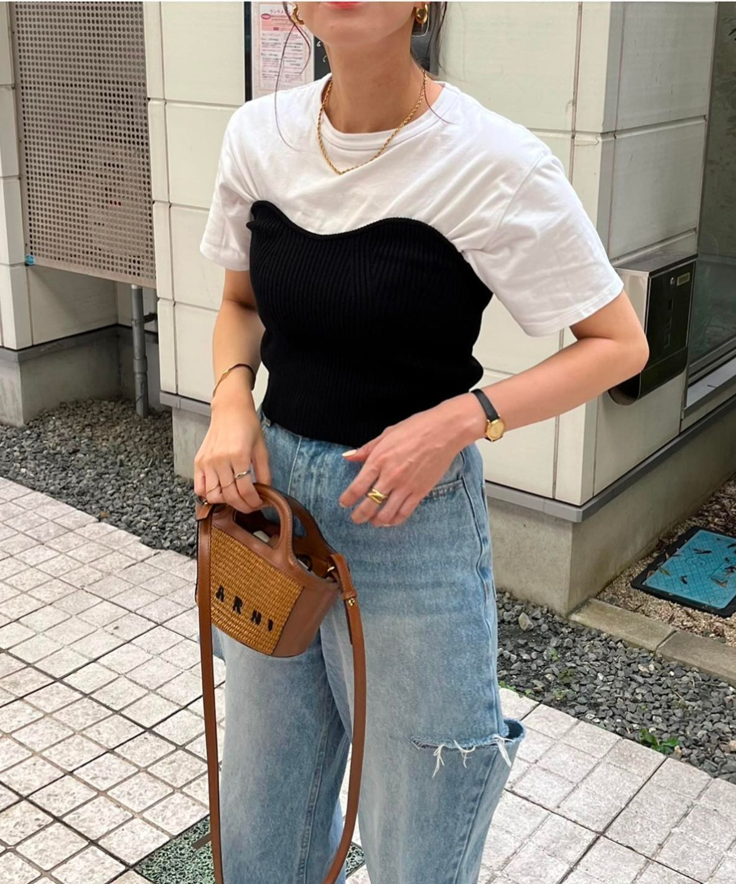 model：H160 着用サイズ：FREE