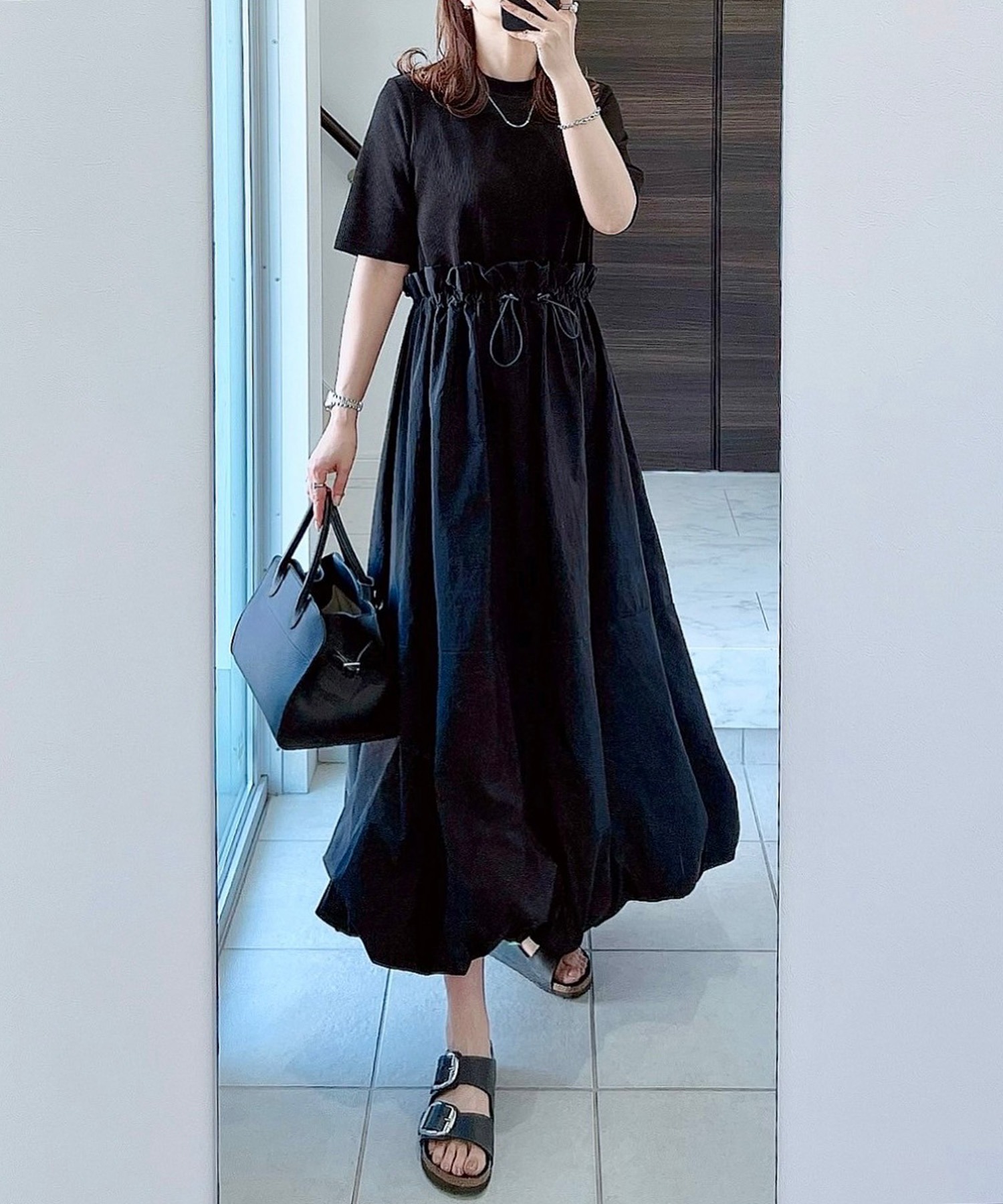 model：H161 着用サイズ：FREE