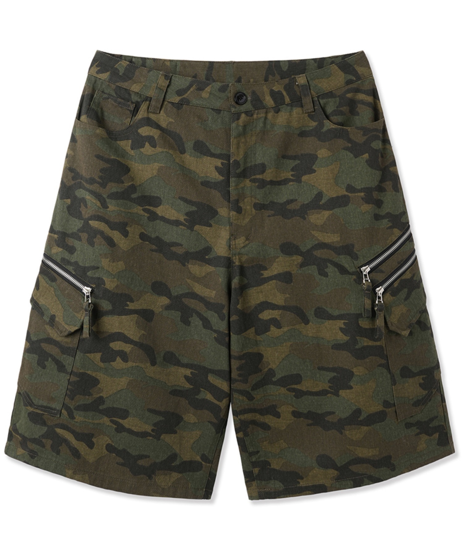 ★OY★MULTI ZIP CARGO SHORTS - CAMO★正規品/韓国直送料込 OY/オーワイ』 CAMO ZIP CARGO SHORTS/カモジップカーゴショーツ