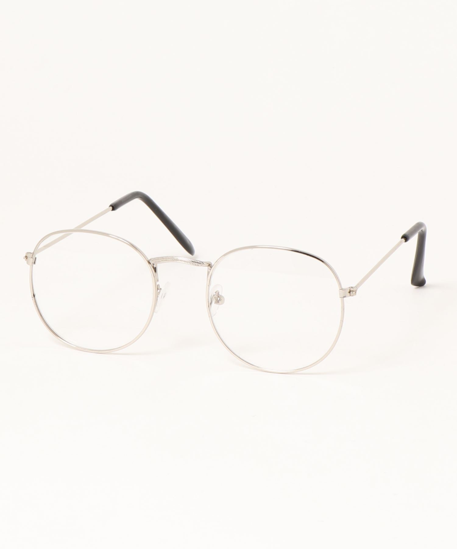 メタル 細フレーム ボストン 伊達メガネ Reshad Edu Af