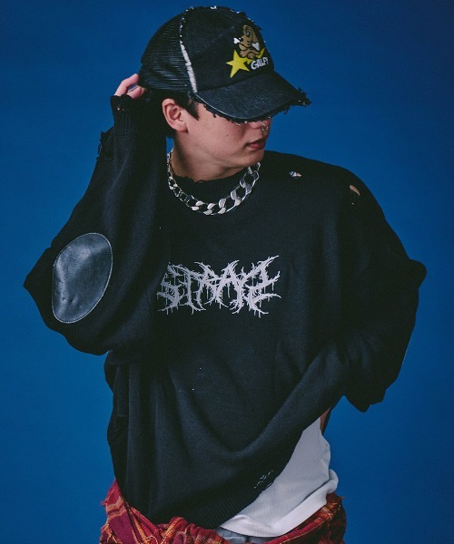 A'GEM/9 × .kom 『GALFY/ガルフィー』バチバチピアスニット セレクト