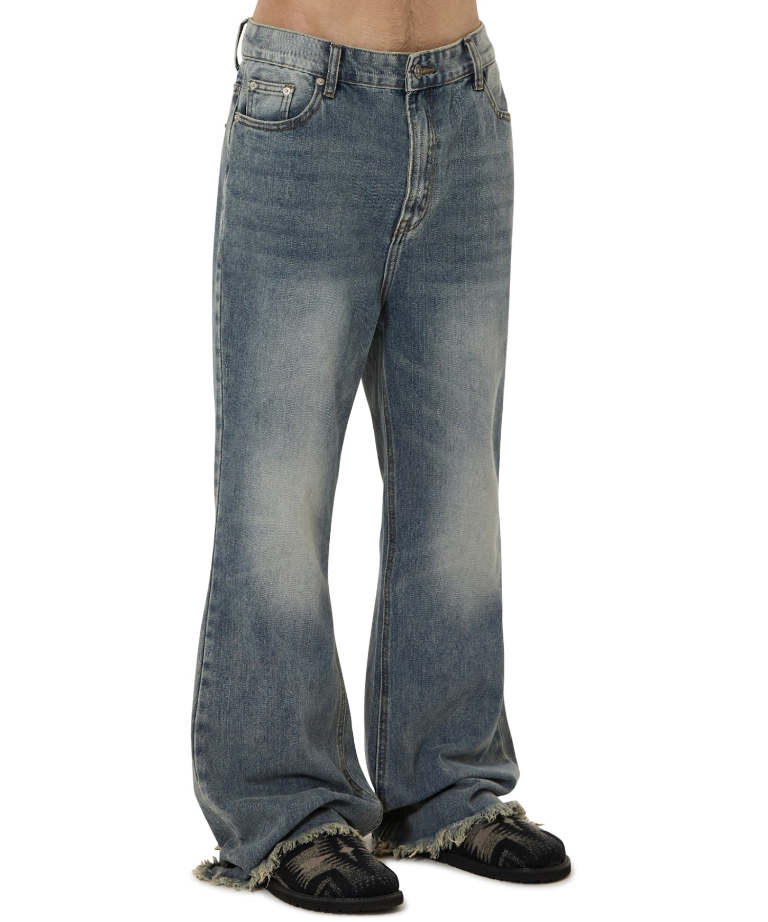 OY/オーワイ』RAW HEM FLARE PANTS/ロウヘムフレアパンツ OY│A'GEM/9
