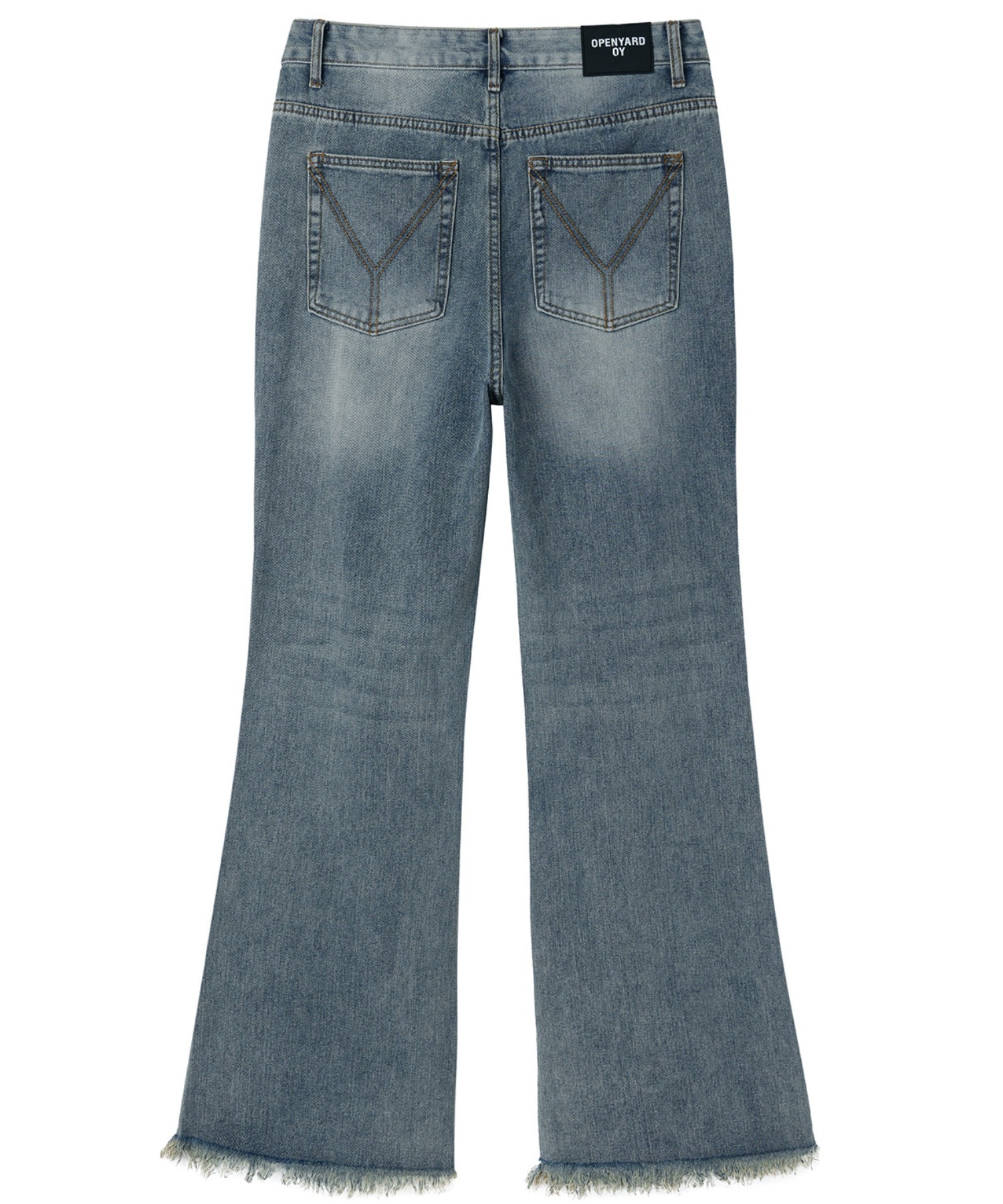 OY/オーワイ』RAW HEM FLARE PANTS/ロウヘムフレアパンツ OY│A