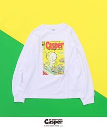 【ユニセックス】Casper (キャスパー)別注プリントロングスリーブTシャツ