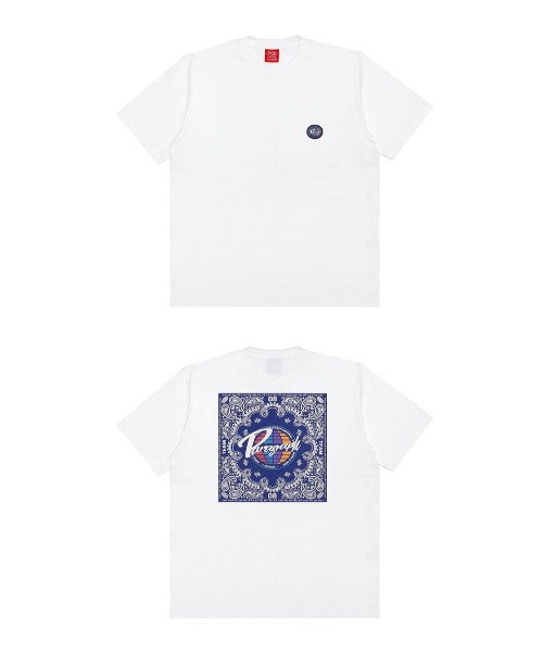 A'GEM/9 × .kom『paragraph/パラグラフ』Bandana design Brand Logo T