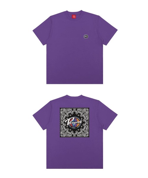 A'GEM/9 × .kom『paragraph/パラグラフ』Bandana design Brand Logo T