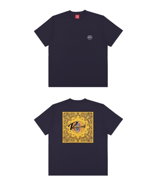 A'GEM/9 × .kom『paragraph/パラグラフ』Bandana design Brand Logo T