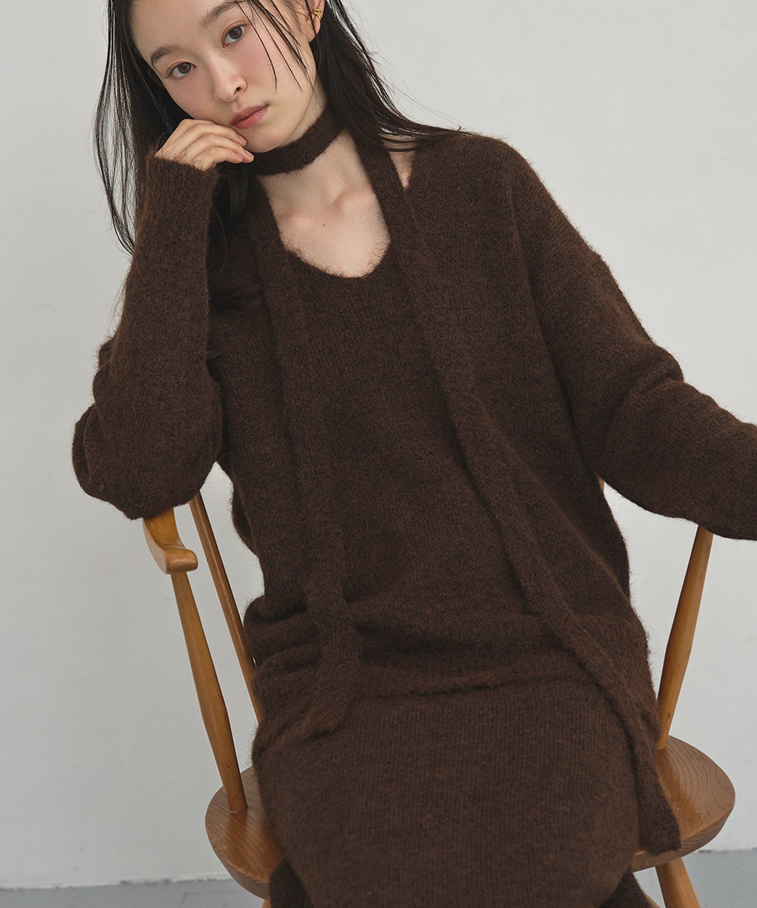 model：H163　着用サイズ：F