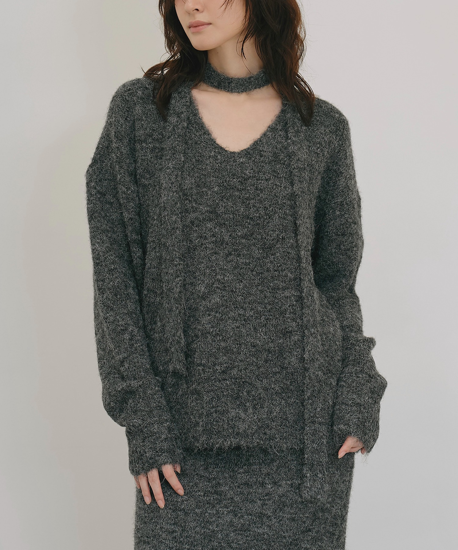 model：H166　着用サイズ：F