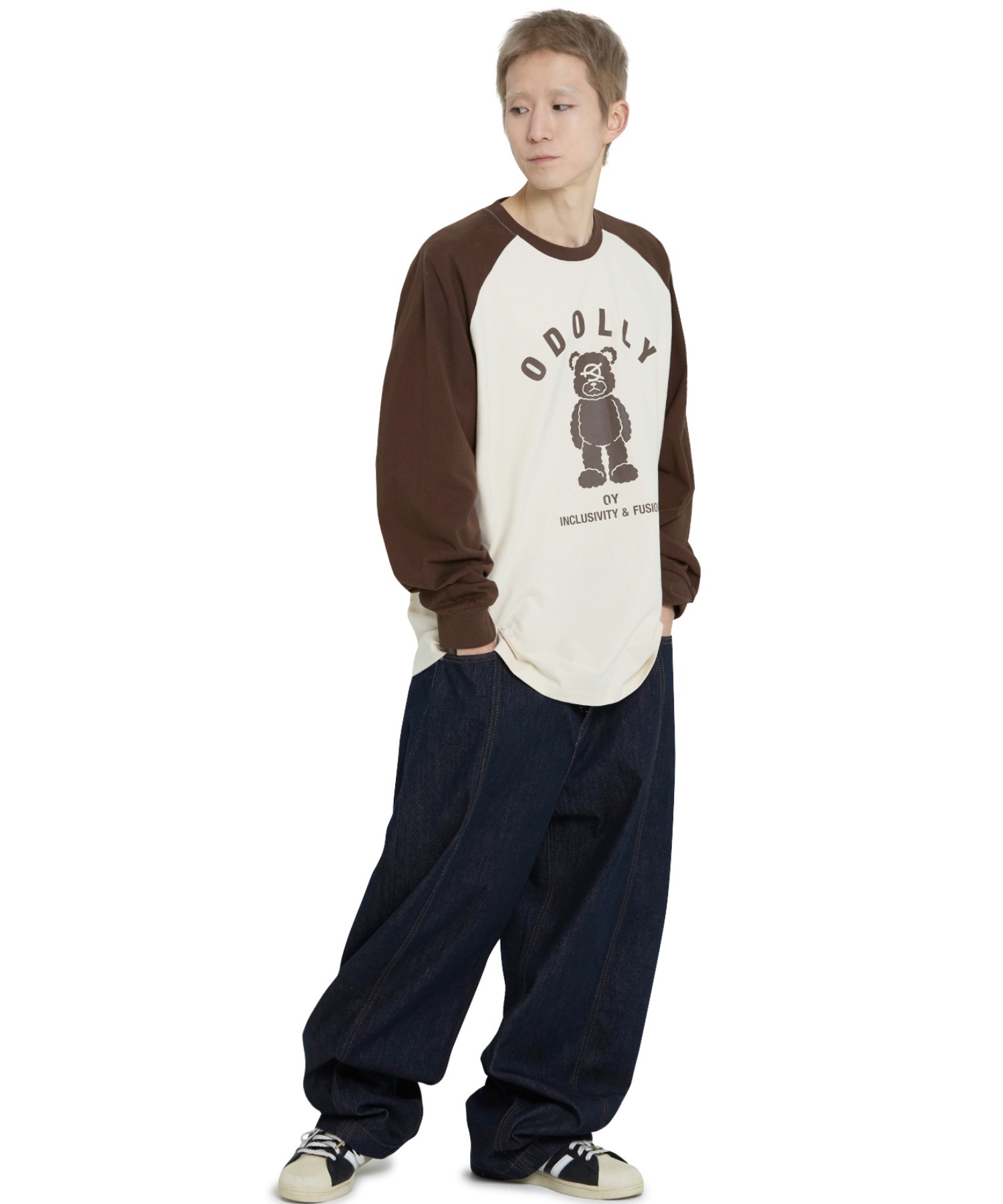 OY/オーワイ』 ODOLLY RAGLAN L/S TEE/ オードリーラグラン長袖
