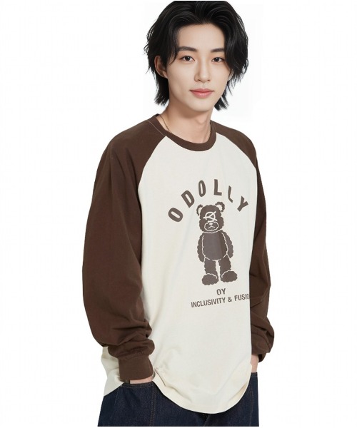 SOPH. オリーブ 長袖カットソー SOPH. オリーブ 長袖カットソー