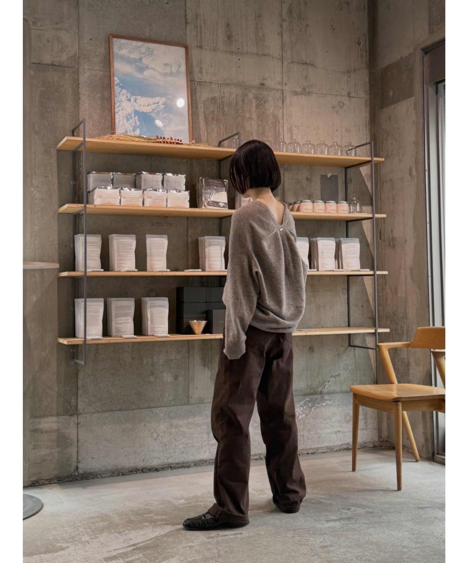 model：H159 着用サイズ：FREE