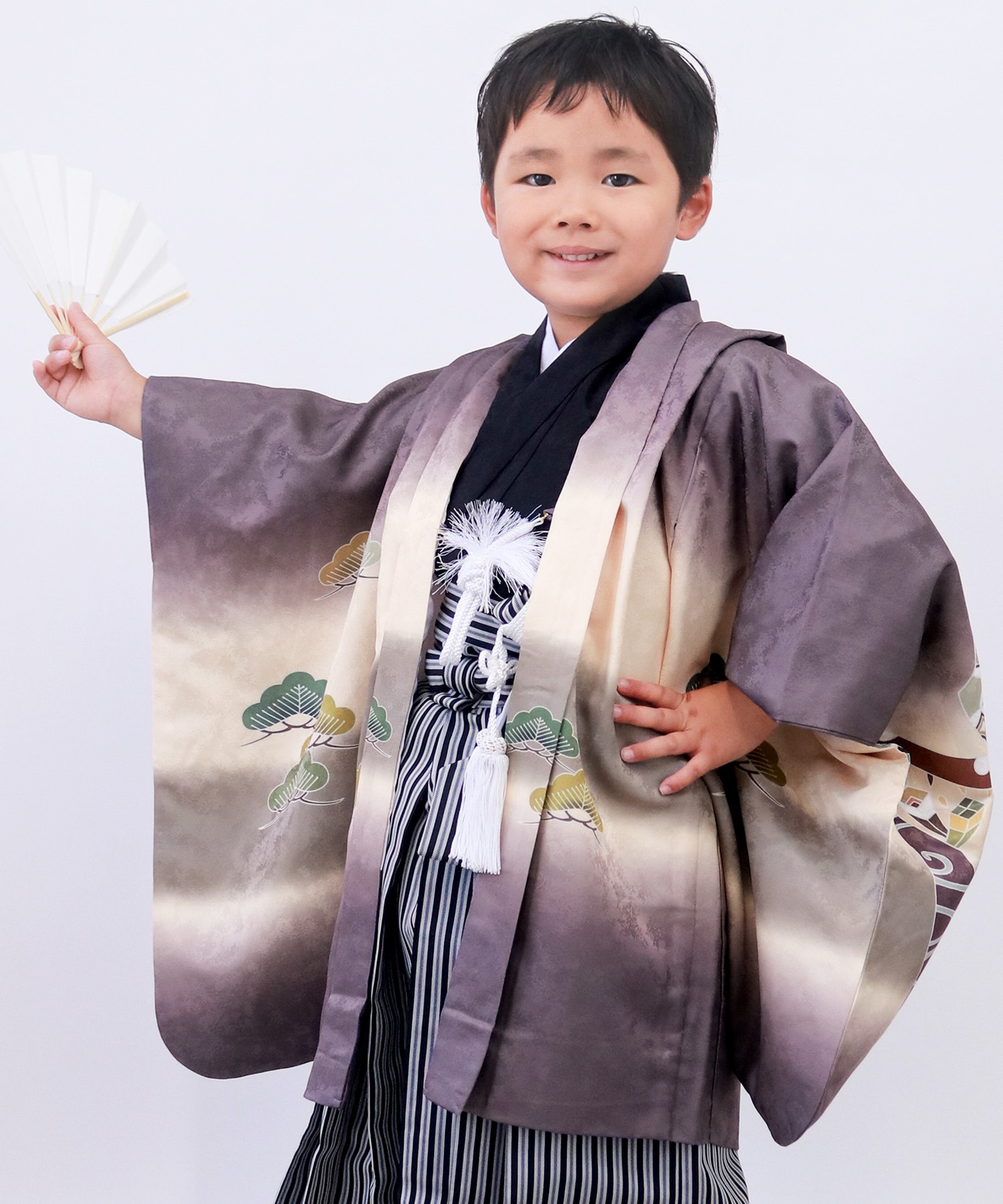 5歳七五三絵羽羽織袴セット