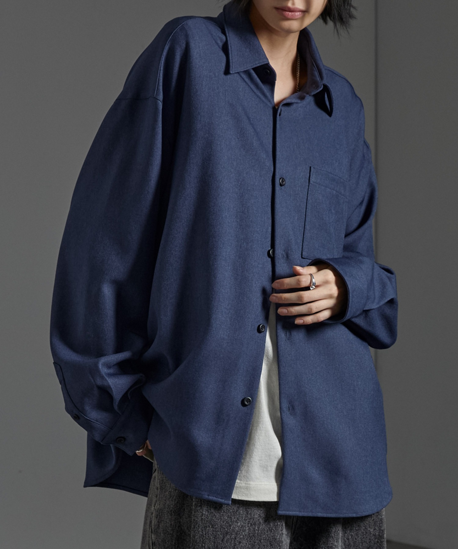 CIYOT-シヨウト-】ラスターレスウールライクオーバーサイズ