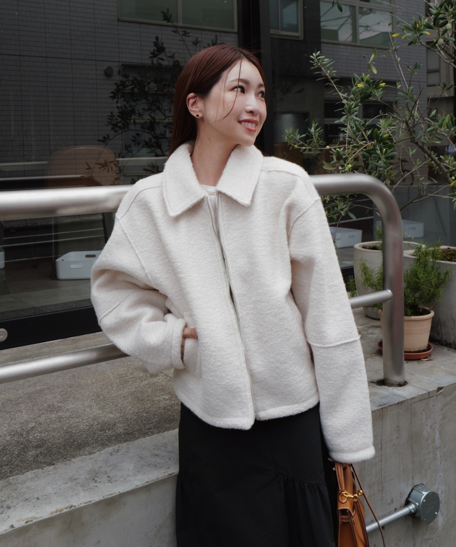 model：H156 着用サイズ：FREE