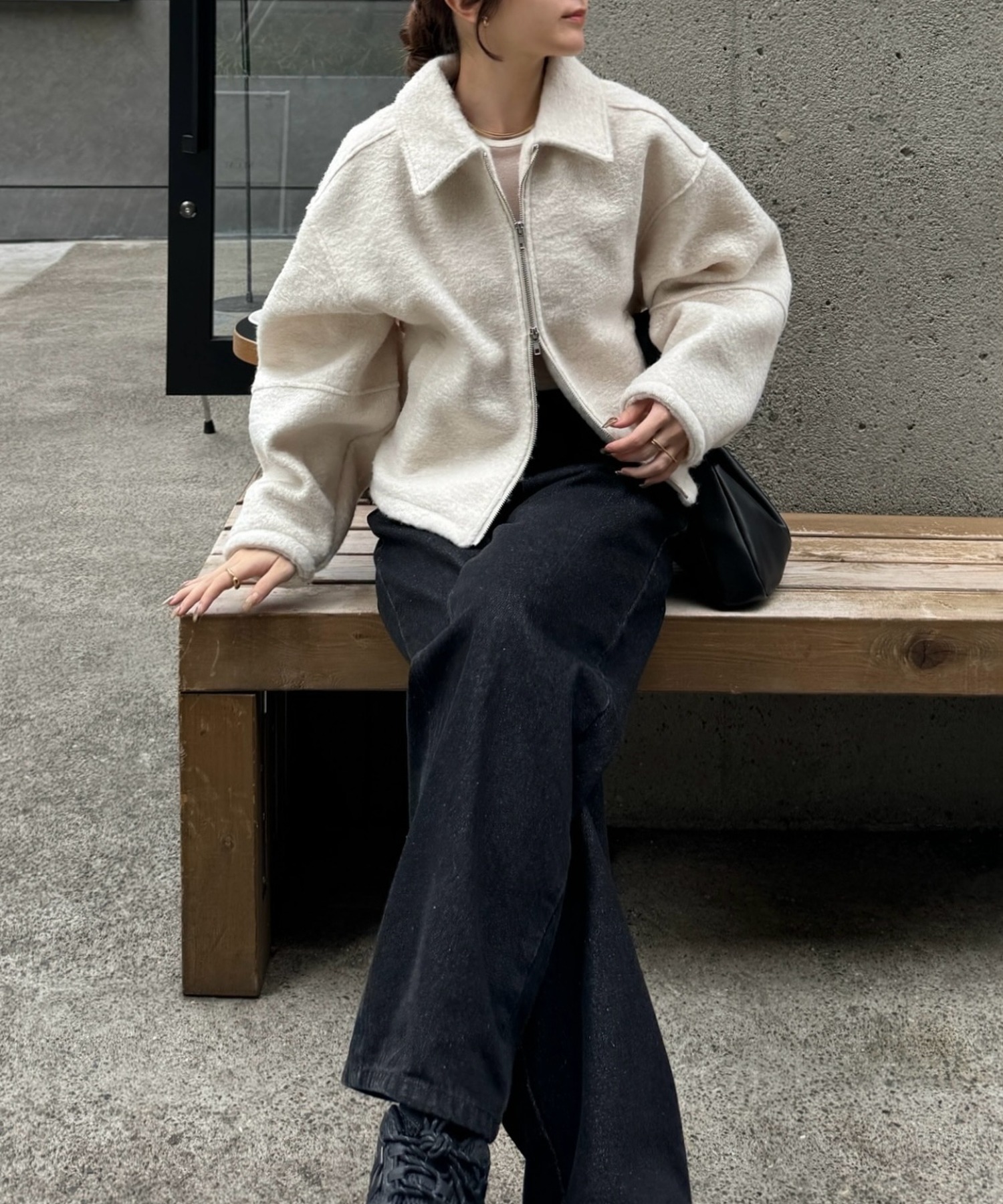 model：H159 着用サイズ：FREE