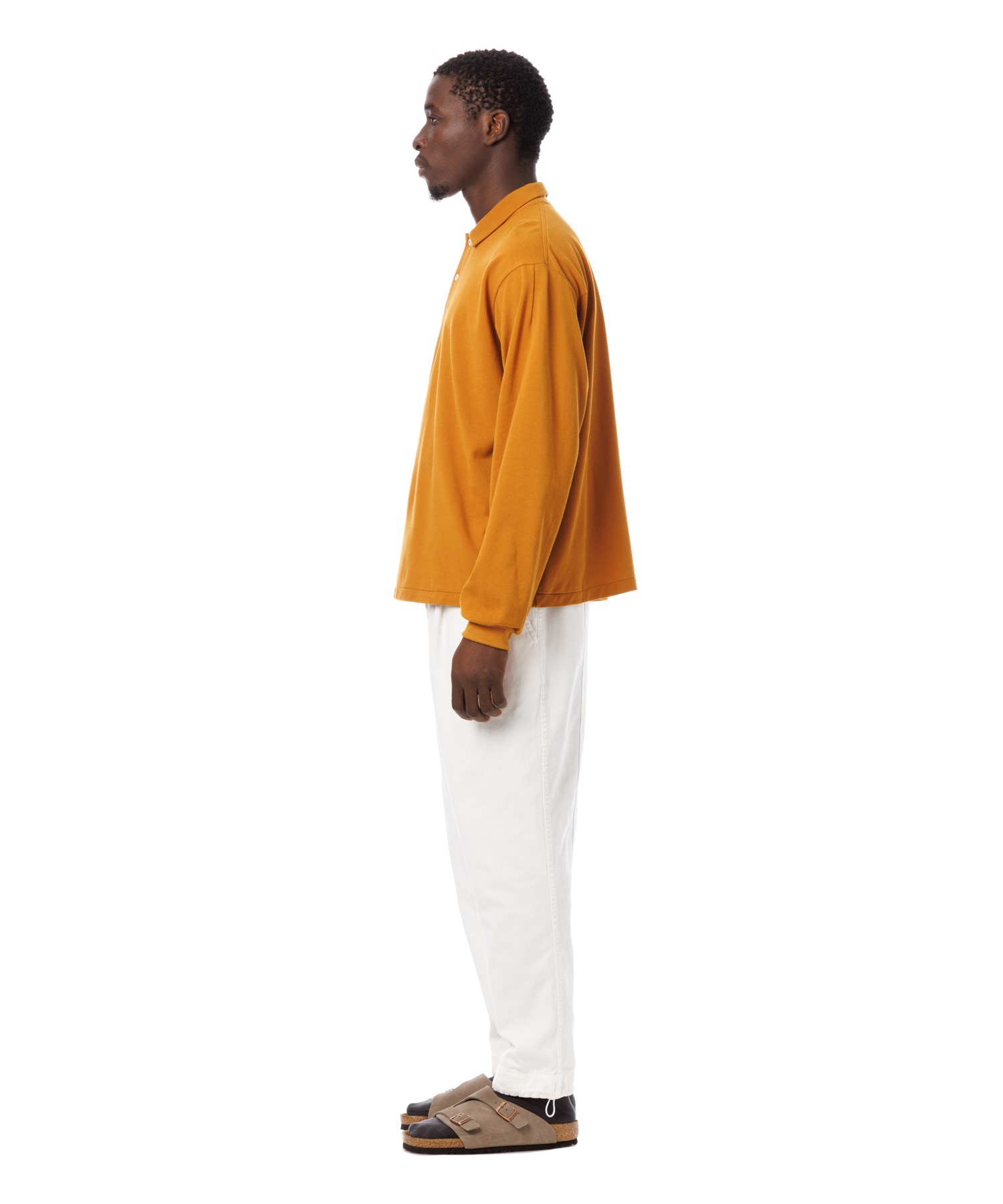 GIZA Cotton Polo L-S Shirt / ギザ綿長袖ポロシャツ 【公式通販】