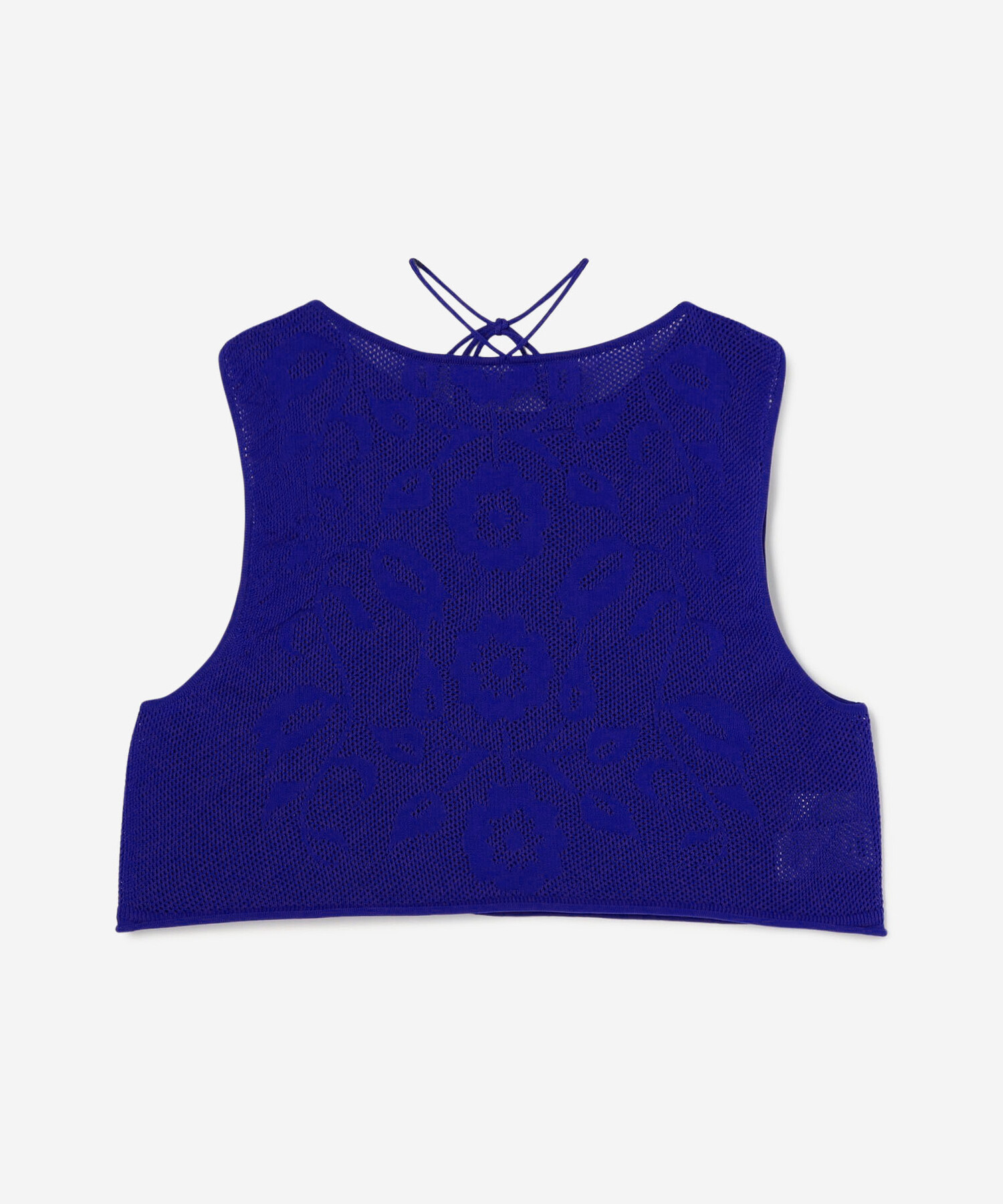 A MENDA | フラワーレース ニットベスト WOMEN