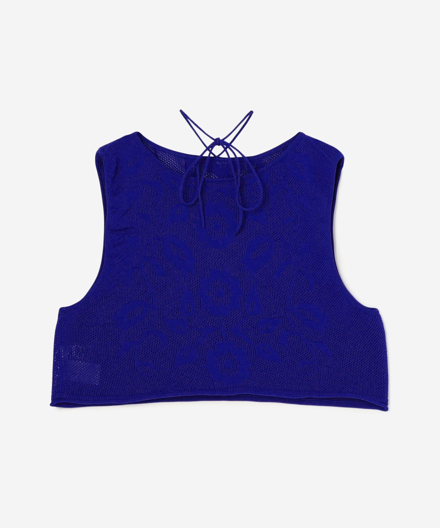 A MENDA | フラワーレース ニットベスト WOMEN