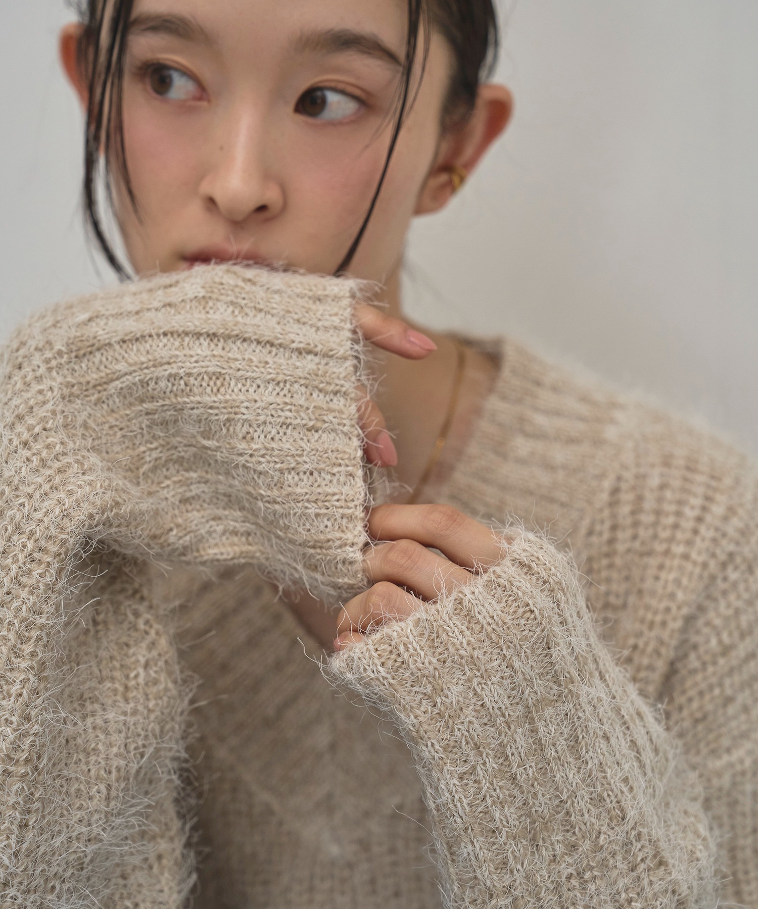 model：H163　着用サイズ：F