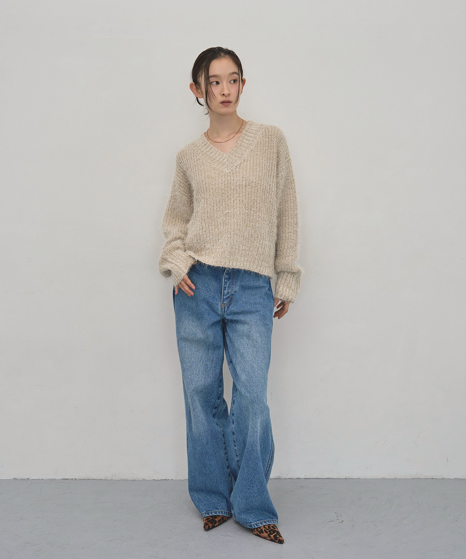 model：H163　着用サイズ：F