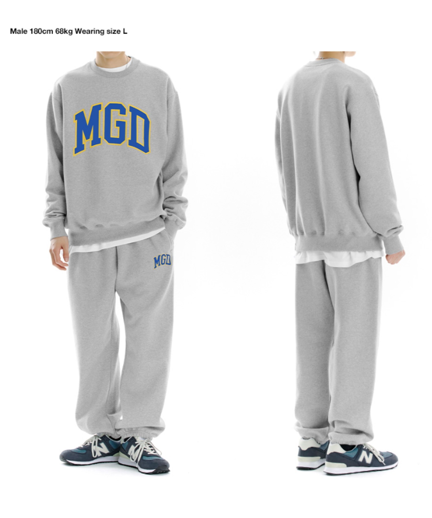 A'GEM/9 × .kom『mahagrid/マハグリッド』MGD COLLEGE SWEATPANT 